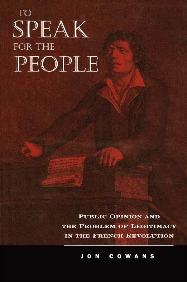To Speak for the People by Jon Cowans