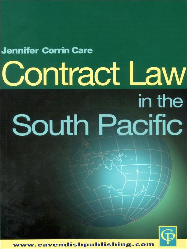 South Pacific Contract Law by Jennifer Corrin-Care