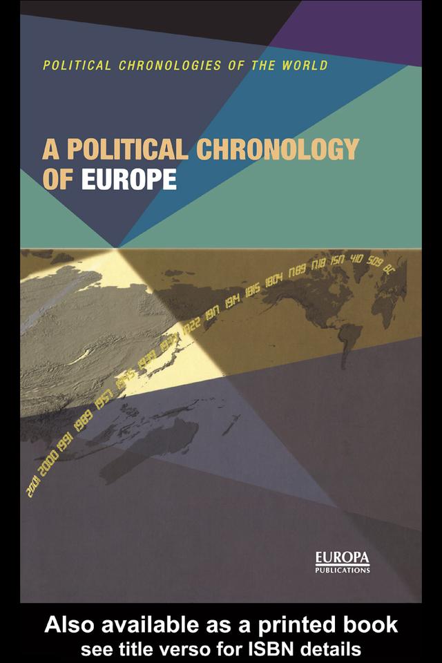 A Political Chronology of Europe by Europa Publications