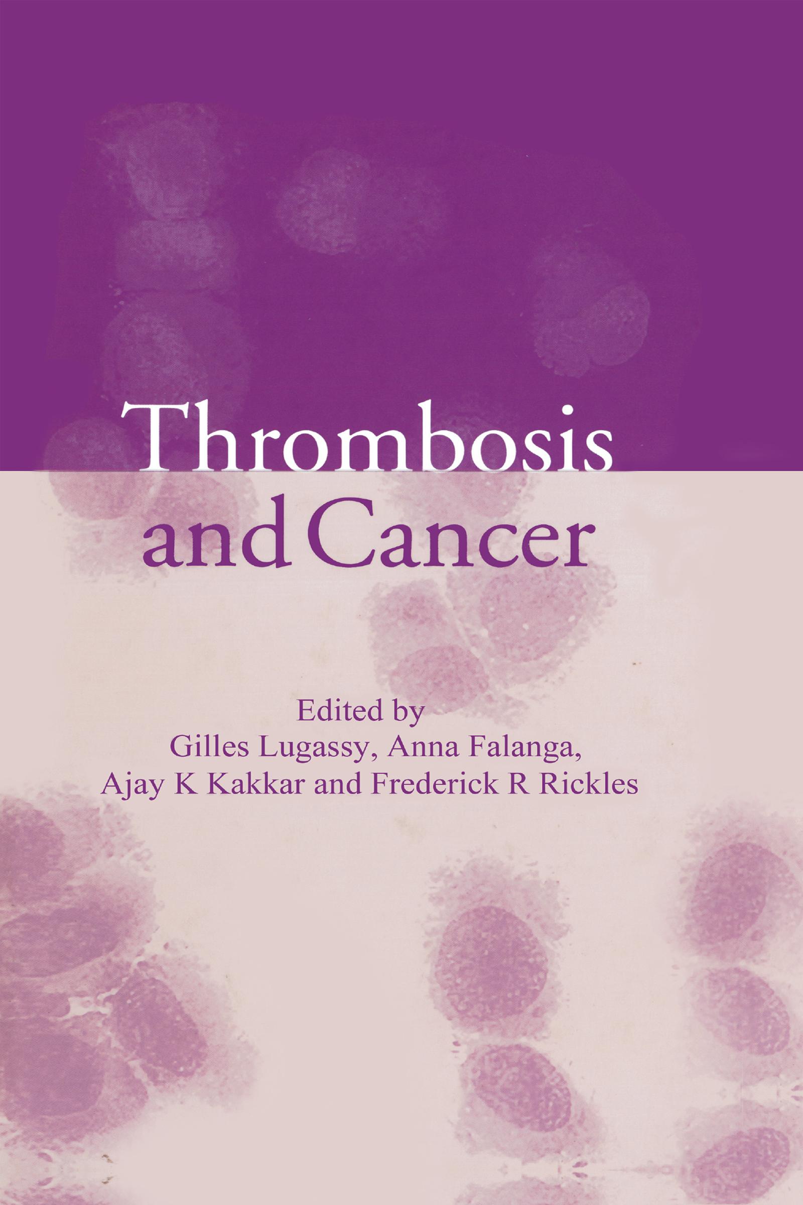 Thrombosis and Cancer