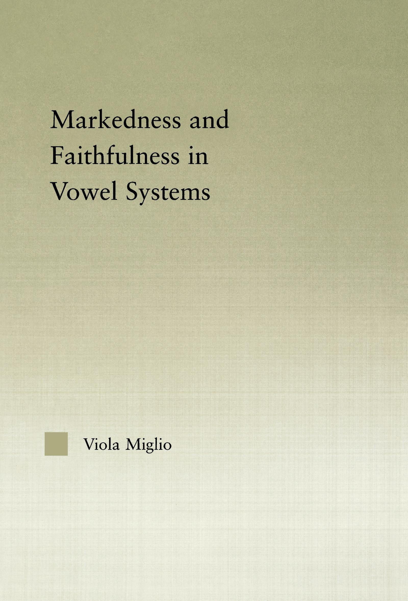 Interactions between Markedness and Faithfulness Constraints in Vowel Systems