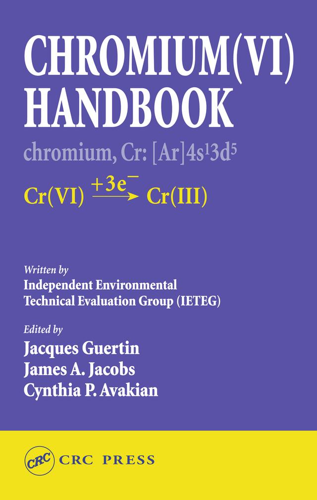 Chromium(VI) Handbook by Cynthia P. Avakian, Jacques Guertin, James A. Jacobs