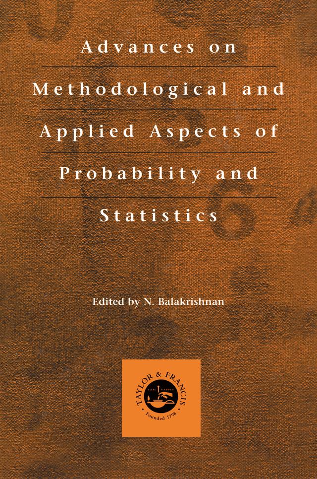 Advances on Methodological and Applied Aspects of Probability and Statistics by N. Balakrishnan