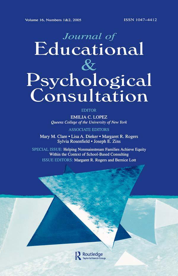 Helping Nonmainstream Families Achieve Equity Within the Context of School-Based Consulting by Bernice Lott, Margaret R. Rogers