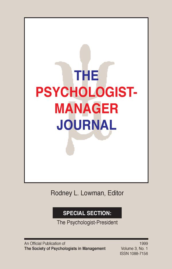 The Psychologist-Manager Journal