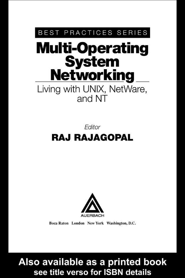 Multi-Operating System Networking by Raj Rajagopal
