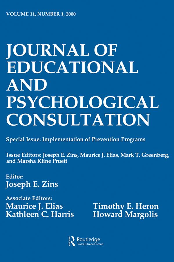 Implementation of Prevention Programs by Joseph E. Zins, Mark T. Greenberg, Marsha Kline Pruett, Maurice J. Elias