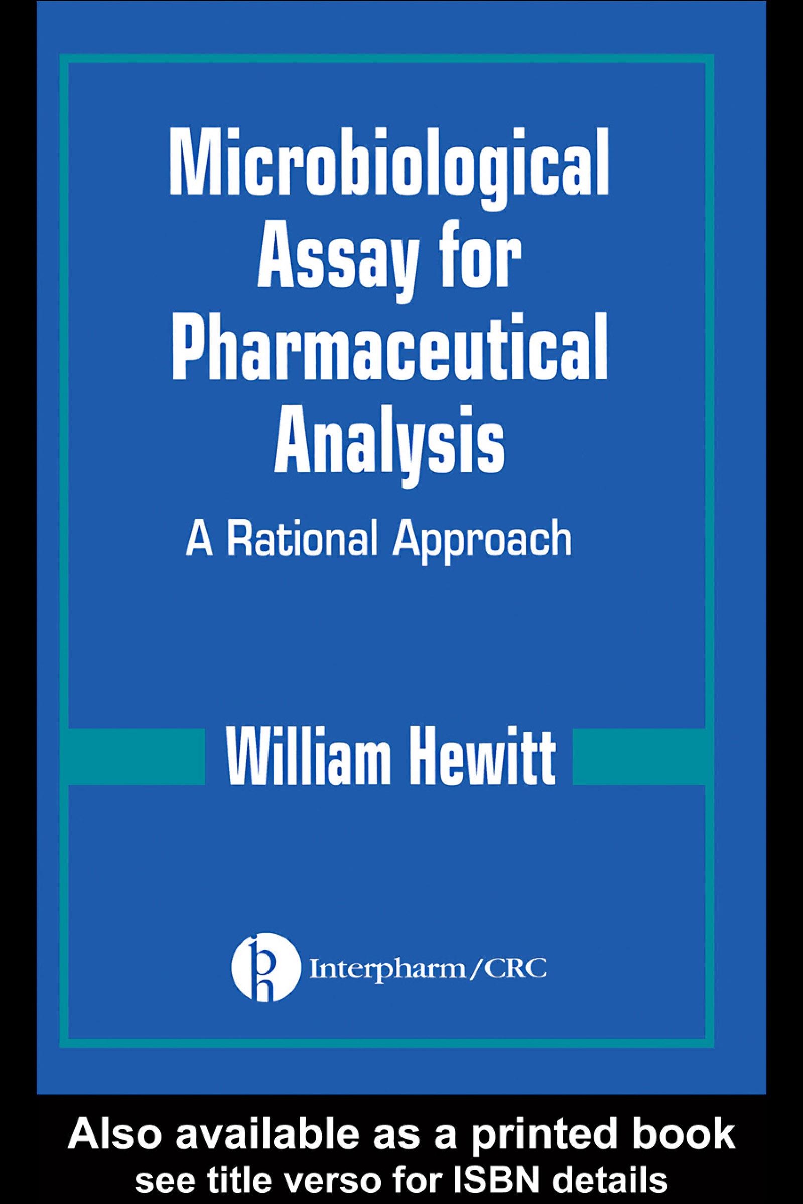 Microbiological Assay for Pharmaceutical Analysis