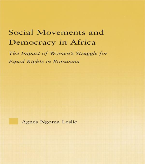 Social Movements and Democracy in Africa by Agnes Ngoma Leslie