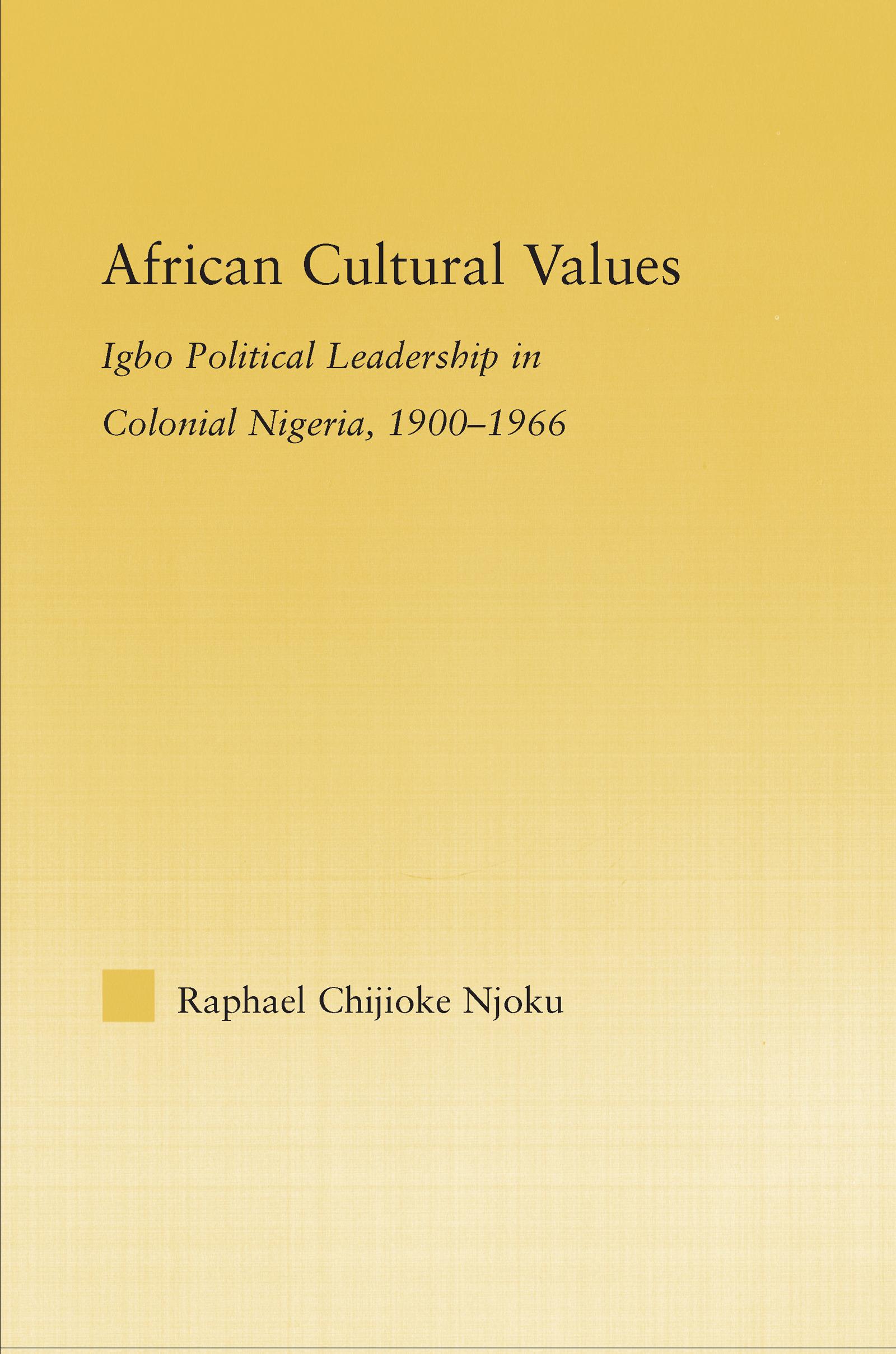 African Cultural Values