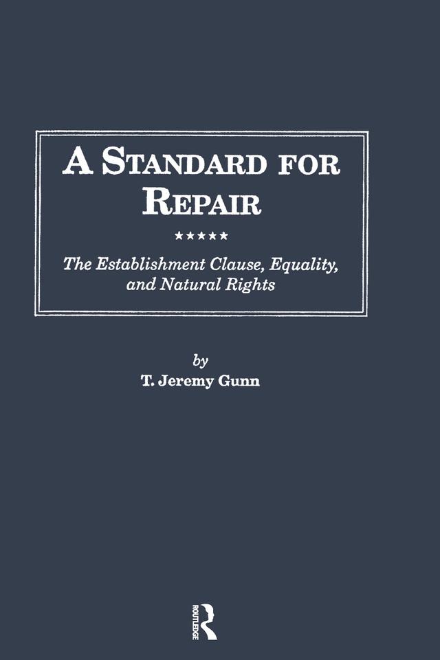 A Standard for Repair by T. Jeremy Gunn