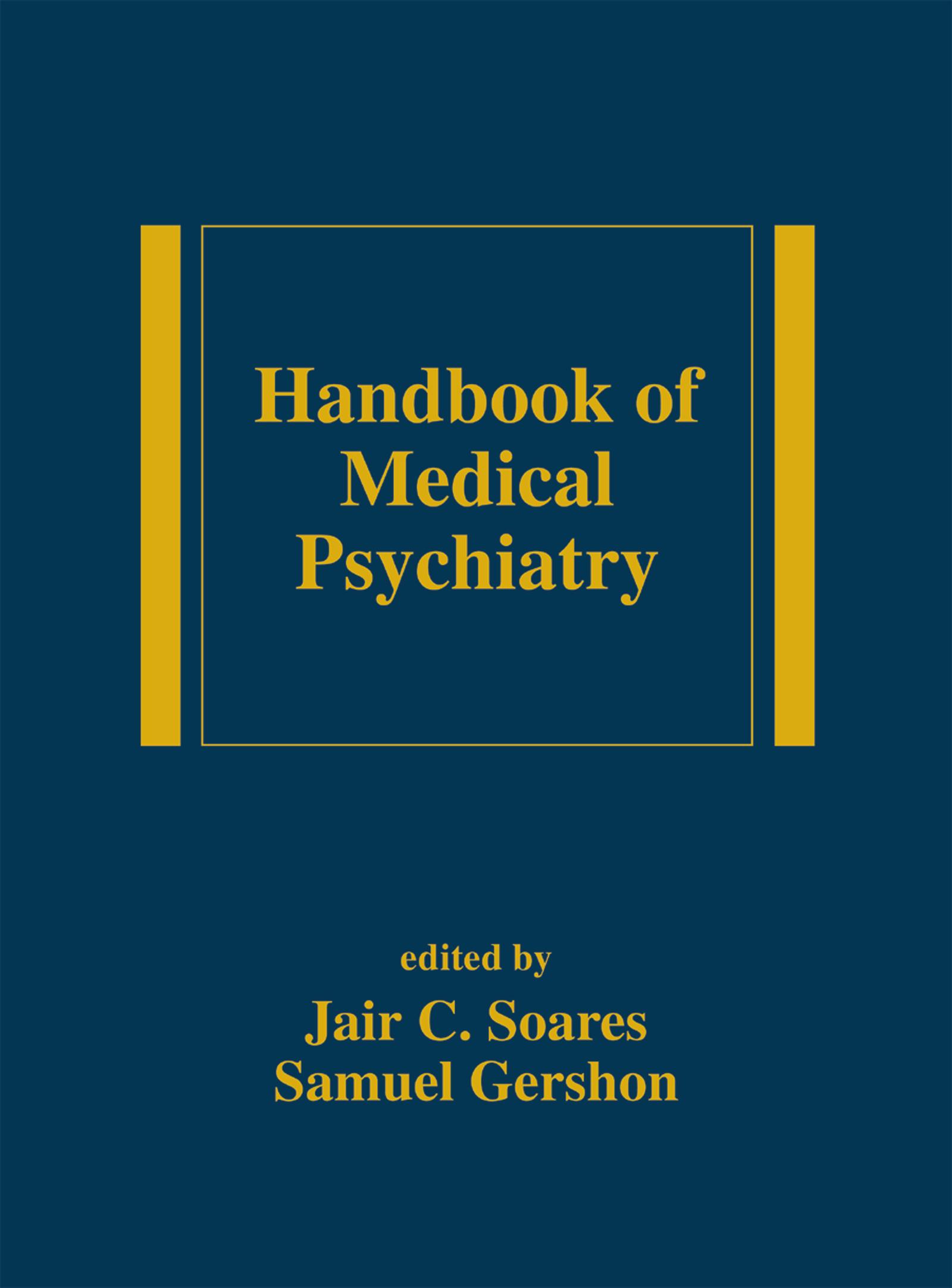 Handbook of Medical Psychiatry
