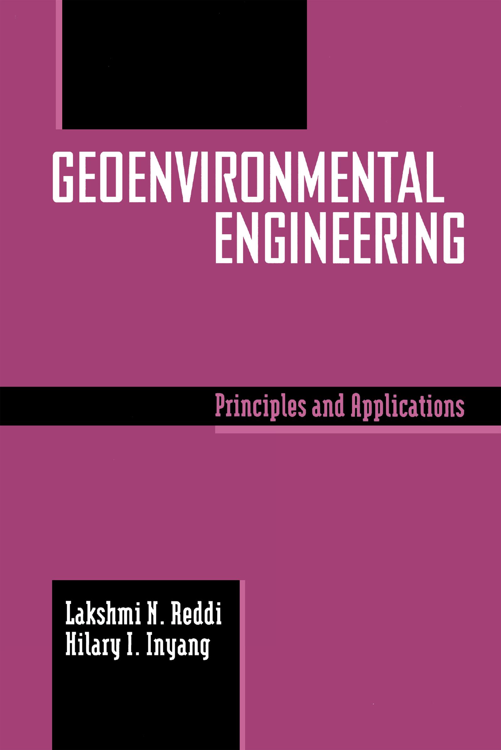Geoenvironmental Engineering