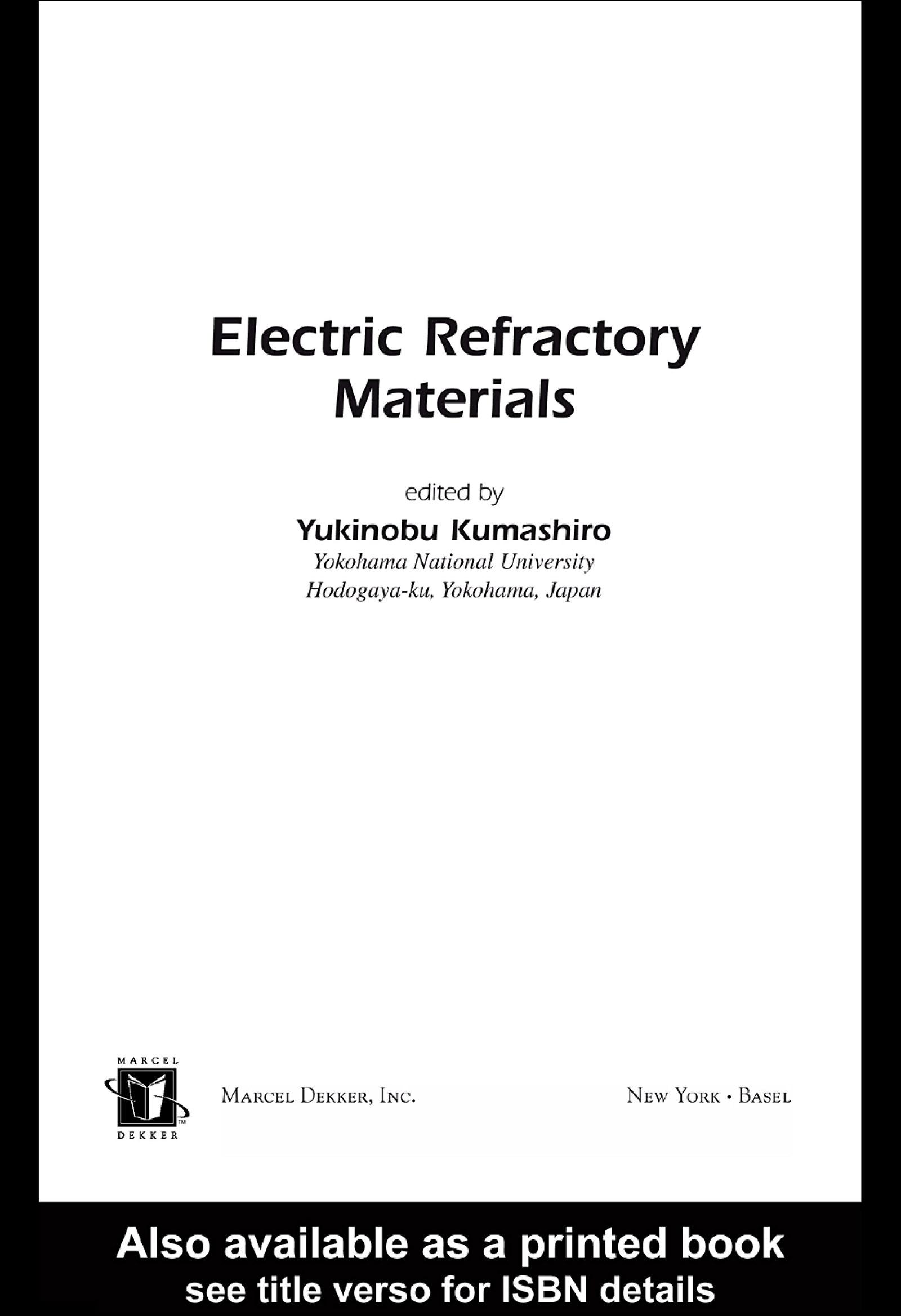 Electric Refractory Materials