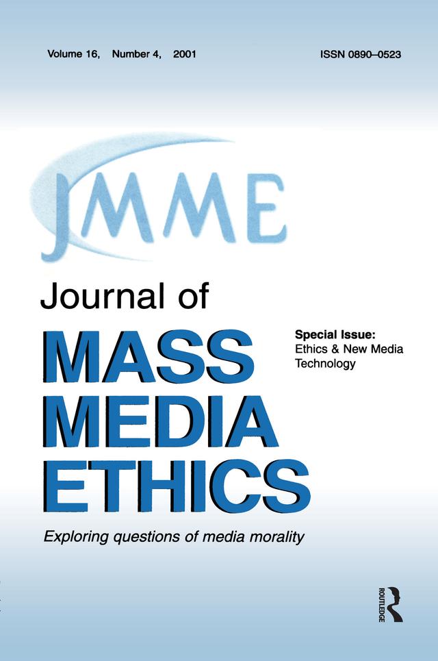 Ethics & New Media Technology by Jay Black, Ralph D. Barney