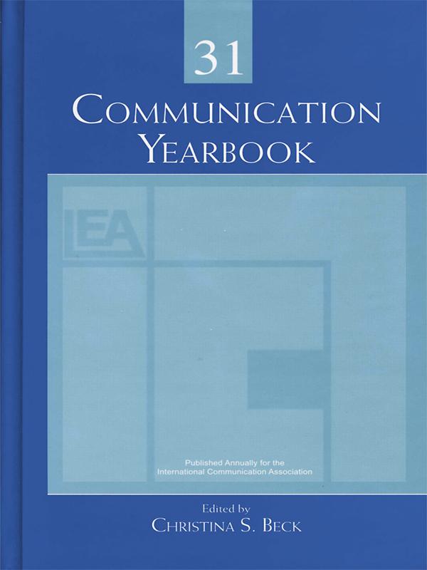 Communication Yearbook 31 by Christina Beck