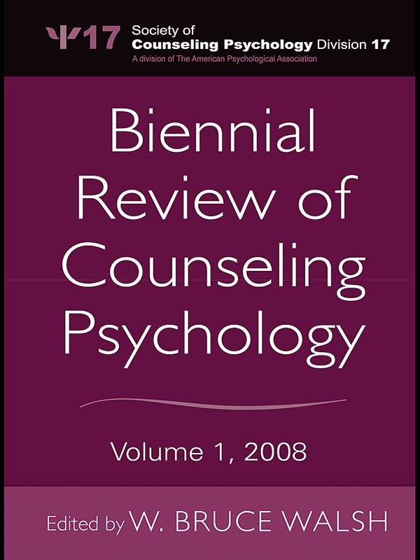 Biennial Review of Counseling Psychology by W. Bruce Walsh