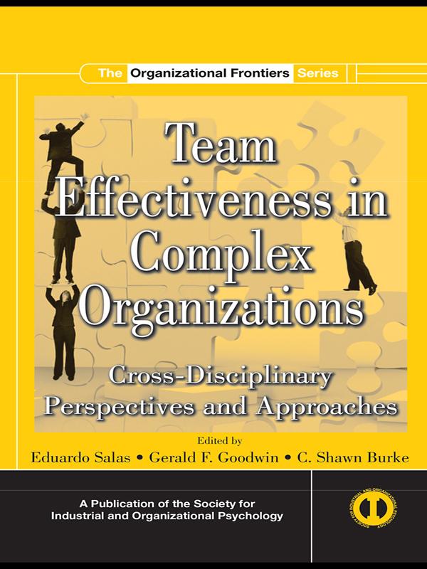 Team Effectiveness In Complex Organizations by C. Shawn Burke, Eduardo Salas, Gerald F. Goodwin