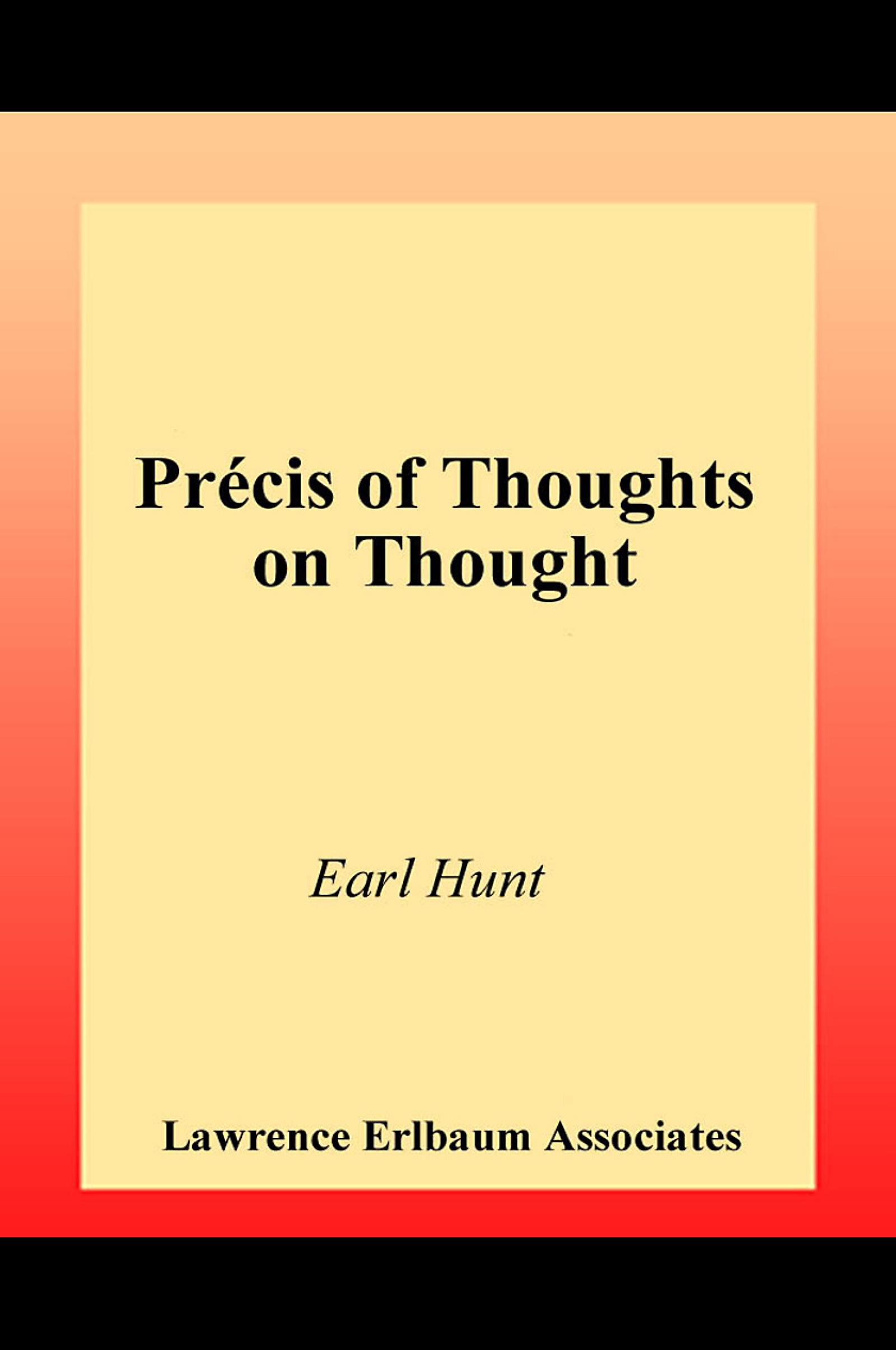 Thoughts on Thought