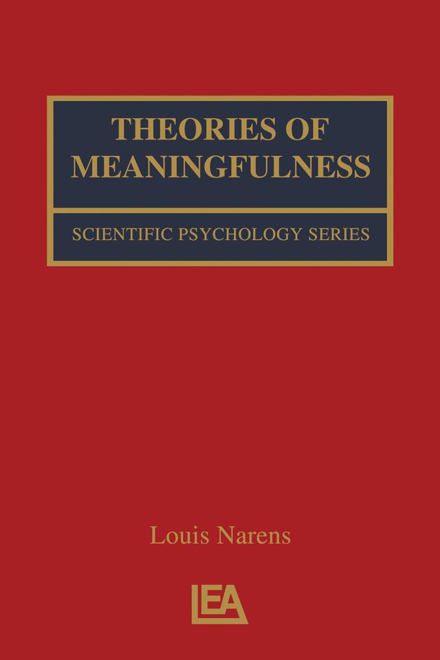 Theories of Meaningfulness by Louis Narens