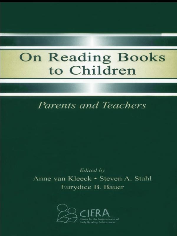 On Reading Books to Children by Anne van Kleeck, Eurydice B. Bauer, Steven A. Stahl