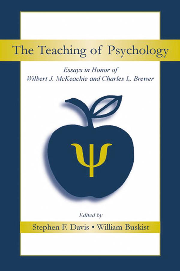 The Teaching of Psychology by Stephen F. Davis, William Buskist