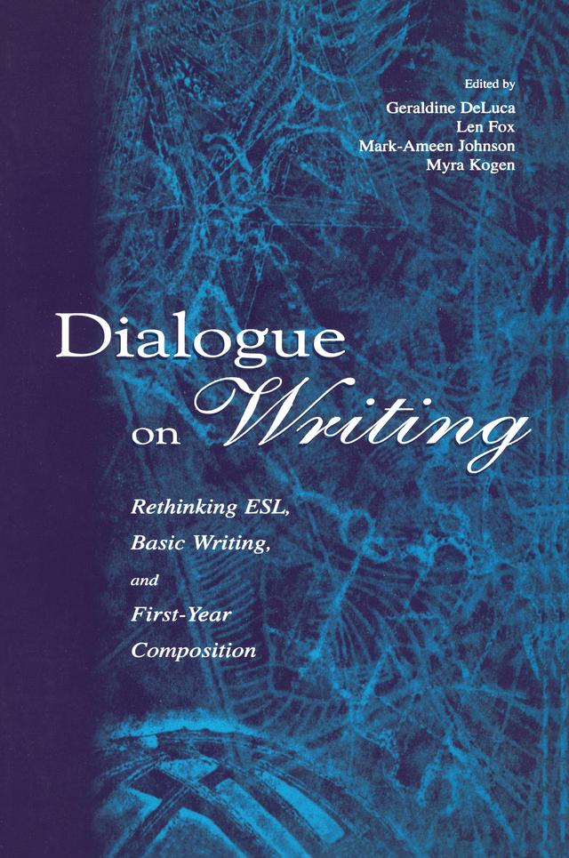 Dialogue on Writing by Geraldine DeLuca, Geri DeLuca, Len Fox, Mark -Ameen Johnson, Myra Kogen