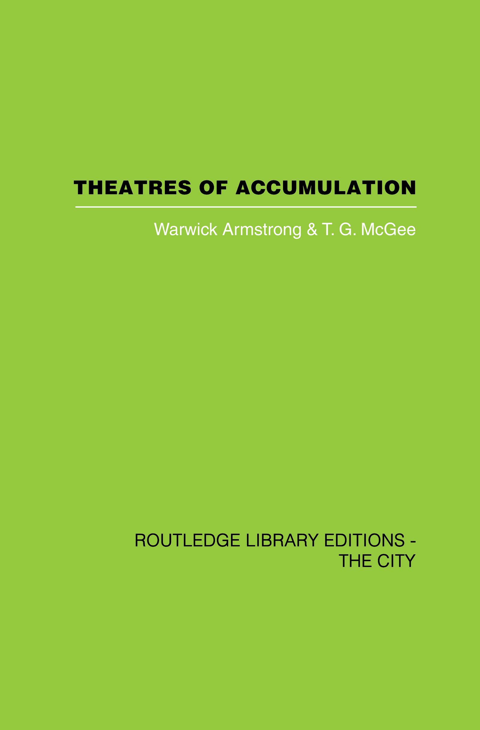 Theatres of Accumulation