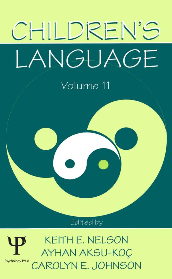 Children's Language by Ayhan Aksu-Ko‡, Keith E. Nelson
