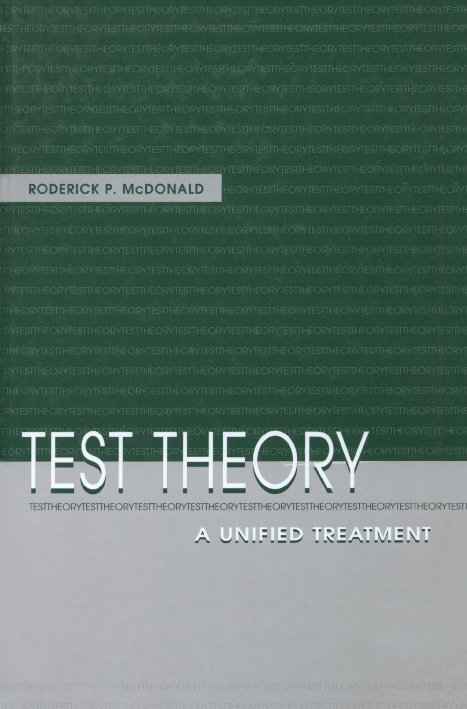 Test Theory