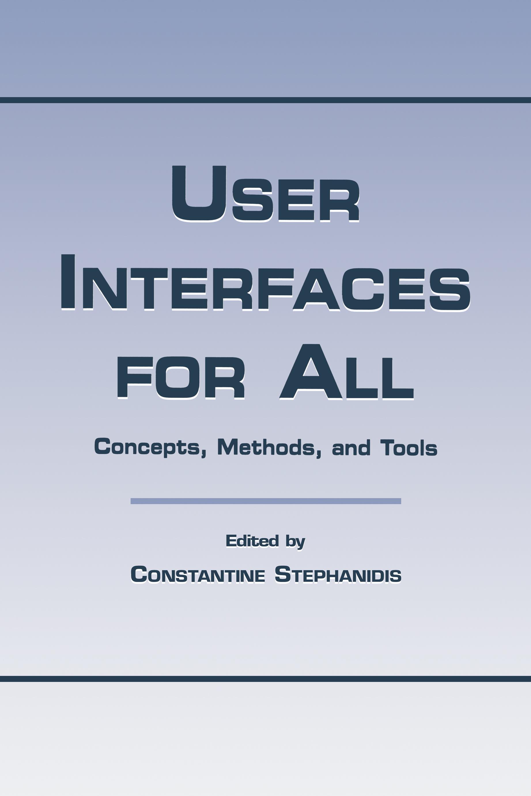 User Interfaces for All