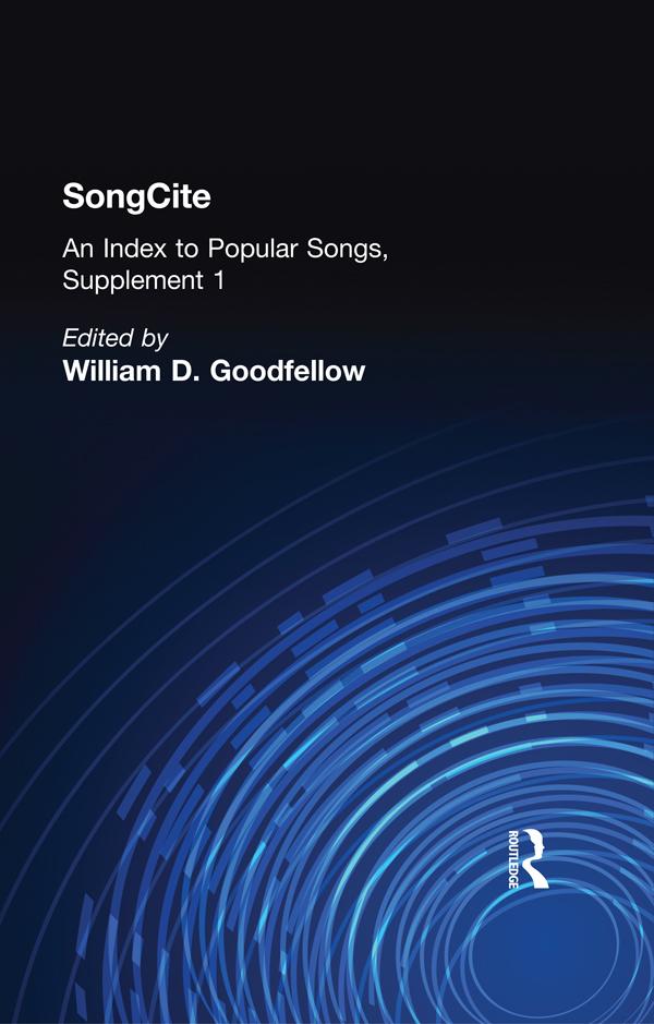 SongCite by William D. Goodfellow