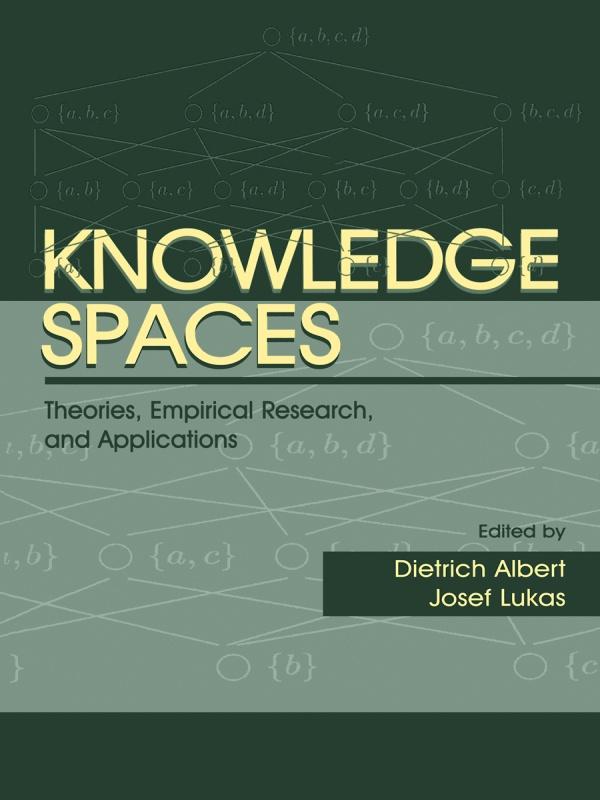 Knowledge Spaces by Dietrich Albert, Josef Lukas