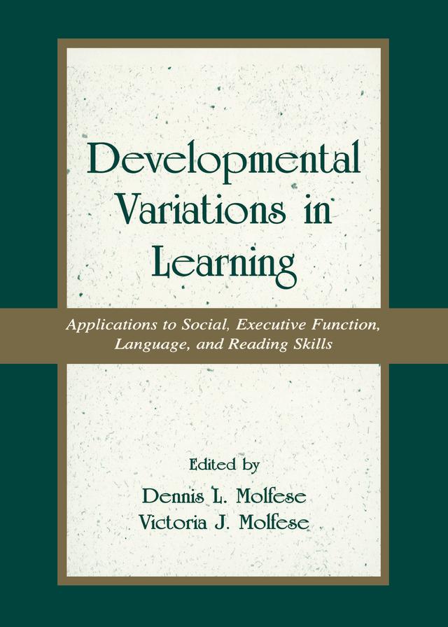 Developmental Variations in Learning by Victoria J. Molfese
