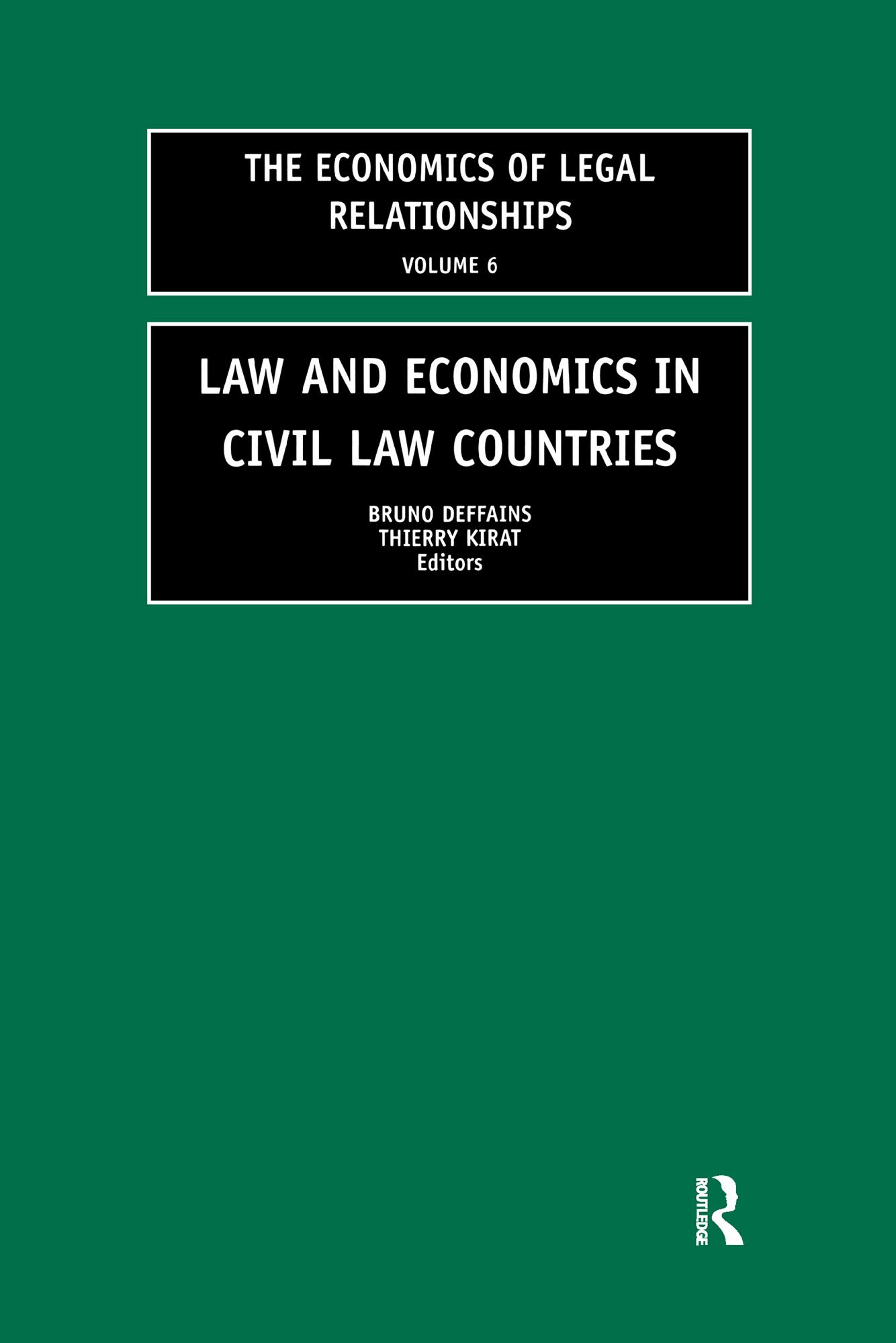 Law and Economics in Civil Law Countries
