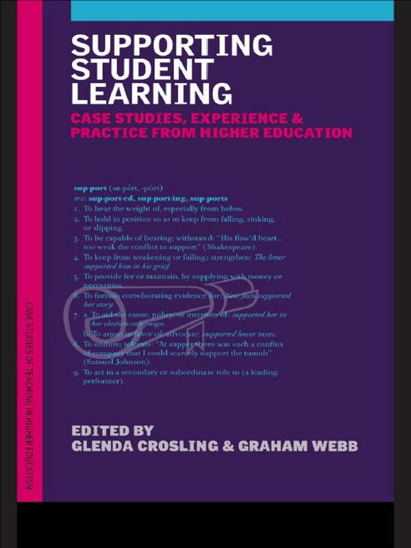 Supporting Student Learning by Glenda Crosling, Graham Webb