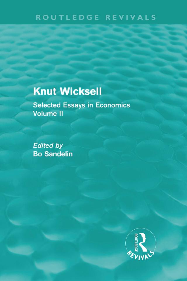 Knut Wicksell by Bo Sandelin
