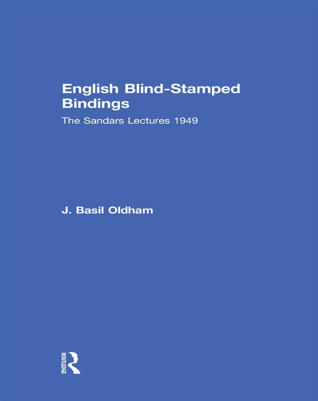 English Blind Stamped by J. Basil Oldham