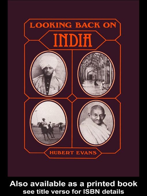 Looking Back on India by Hubert Evans