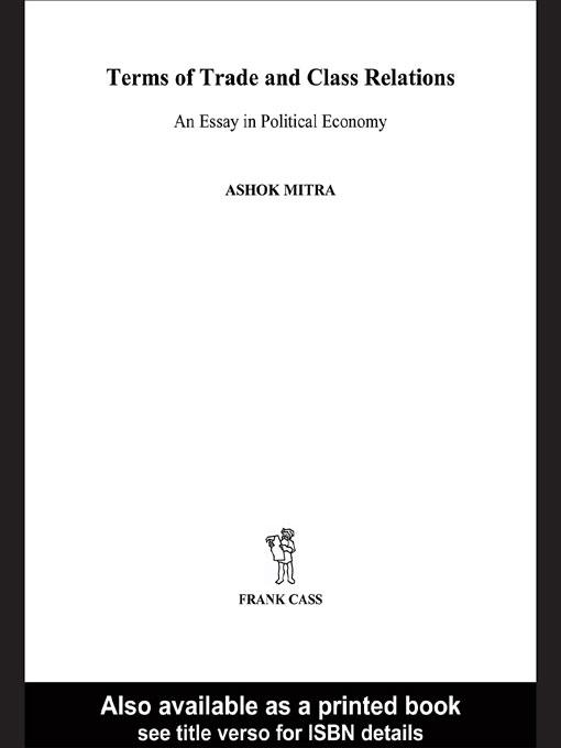 Terms of Trade and Class Relations