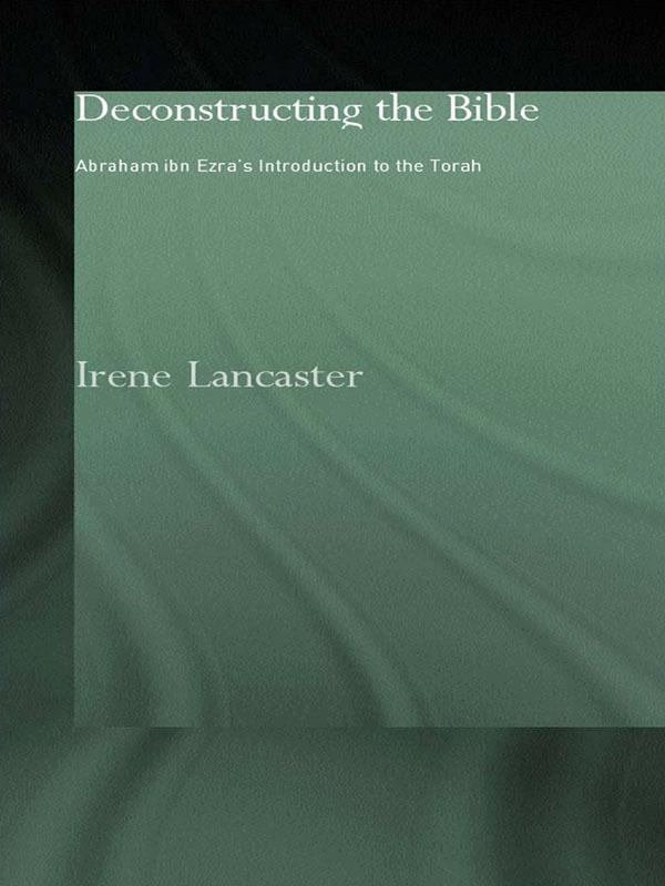Deconstructing the Bible by Irene Lancaster