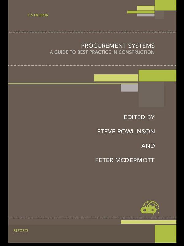 Procurement Systems by Peter McDermott, Steve Rowlinson