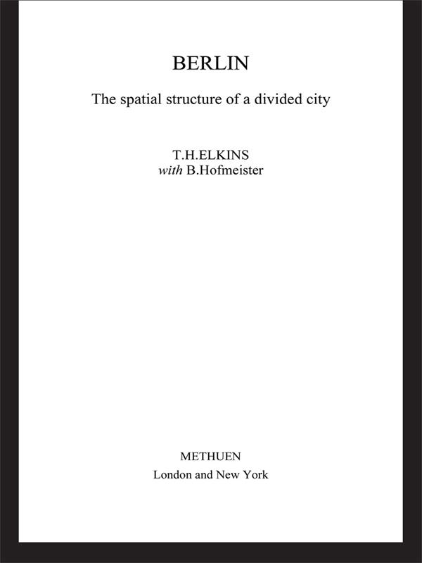 Berlin by Dorothy Elkins, T. H. Elkins