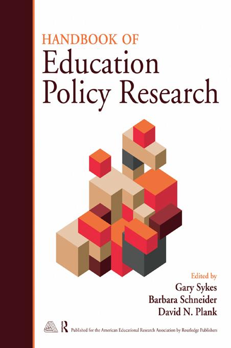 Handbook of Education Policy Research by Barbara Schneider, David N. Plank, Gary Sykes