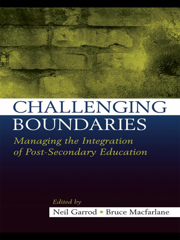 Challenging Boundaries by Bruce Macfarlane, Neil Garrod