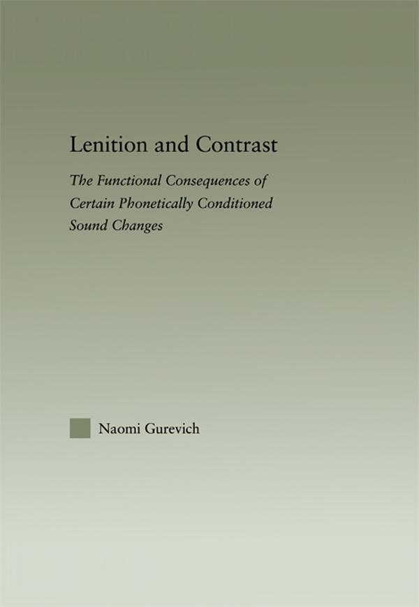 Lenition and Contrast by Naomi Gurevich