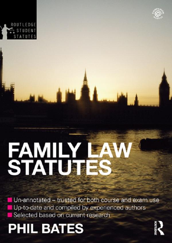 Family Law Statutes by Phil Bates