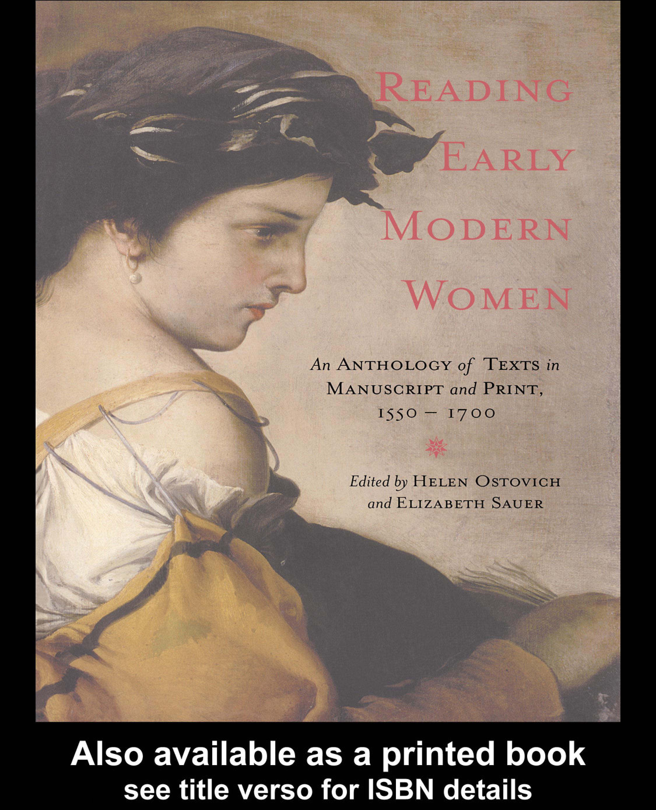 Reading Early Modern Women