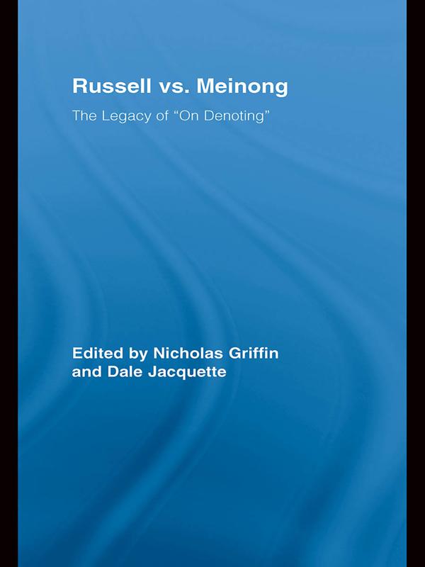 Russell vs. Meinong by Dale Jacquette, Nicholas Griffin