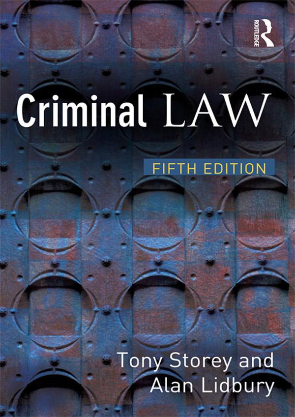 Criminal Law by Alan Lidbury, Tony Storey
